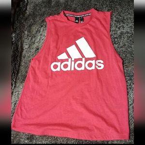 Adidas Workout Tank. Coral XS